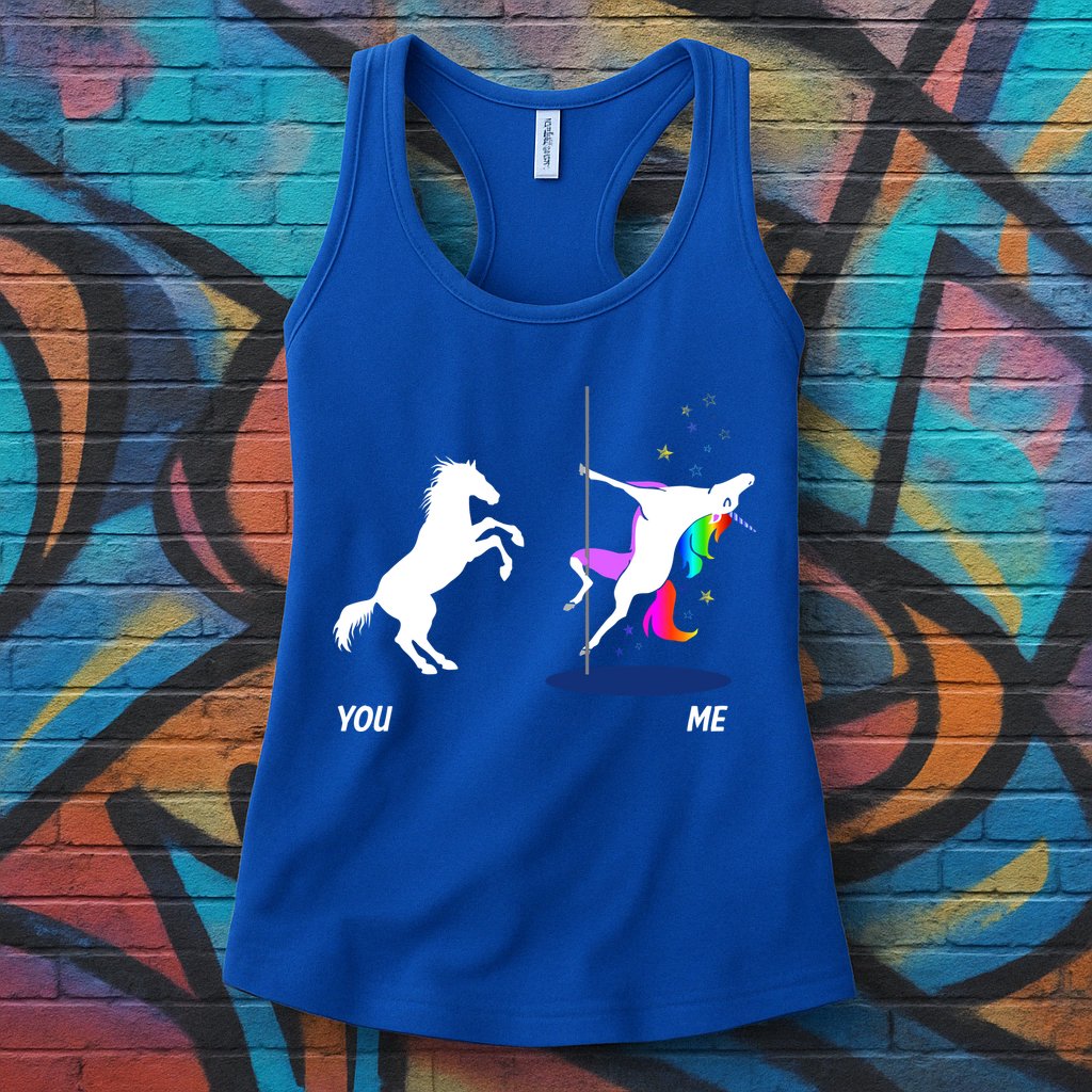 Unicorn You Me Womens Tank Top