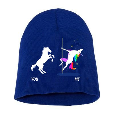 Unicorn You Me Short Acrylic Beanie