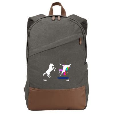 Unicorn You Me Cotton Canvas Backpack