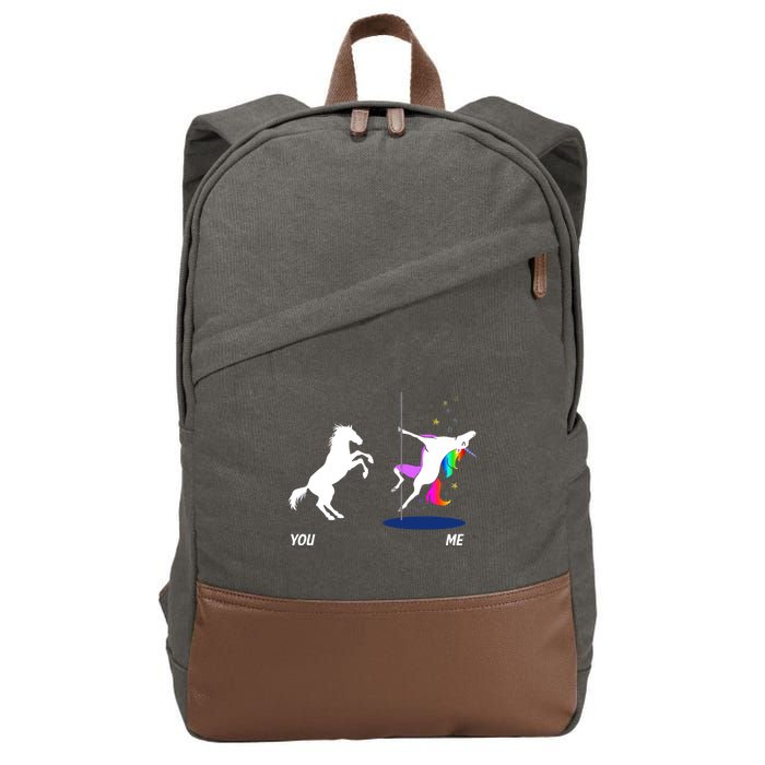 Unicorn You Me Cotton Canvas Backpack