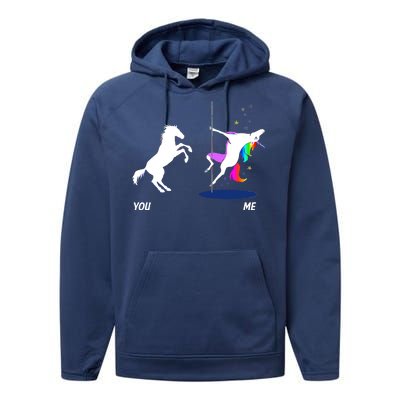 Unicorn You Me Performance Fleece Hoodie