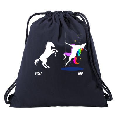 Unicorn You Me Drawstring Bag