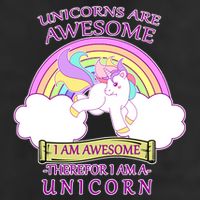 Unicorns Are Awesome Therefor I Am S Unicorn Golf Towel