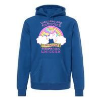 Unicorns Are Awesome Therefor I Am S Unicorn Premium Hoodie