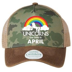 Unicorns Are Born in April Legacy Tie Dye Trucker Hat