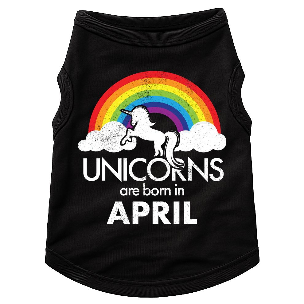 Unicorns Are Born in April Doggie Tank