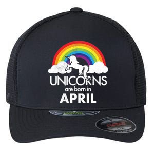 Unicorns Are Born in April Flexfit Unipanel Trucker Cap