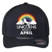 Unicorns Are Born in April Flexfit Unipanel Trucker Cap