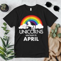 Unicorns Are Born in April Premium T-Shirt
