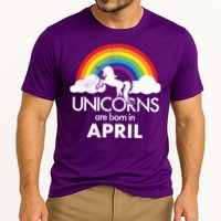Unicorns Are Born In April Cooling Performance Crew T-Shirt
