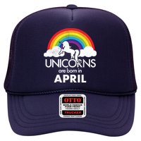 Unicorns Are Born In April Trucker Hat
