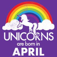 Unicorns Are Born In April Trucker Hat