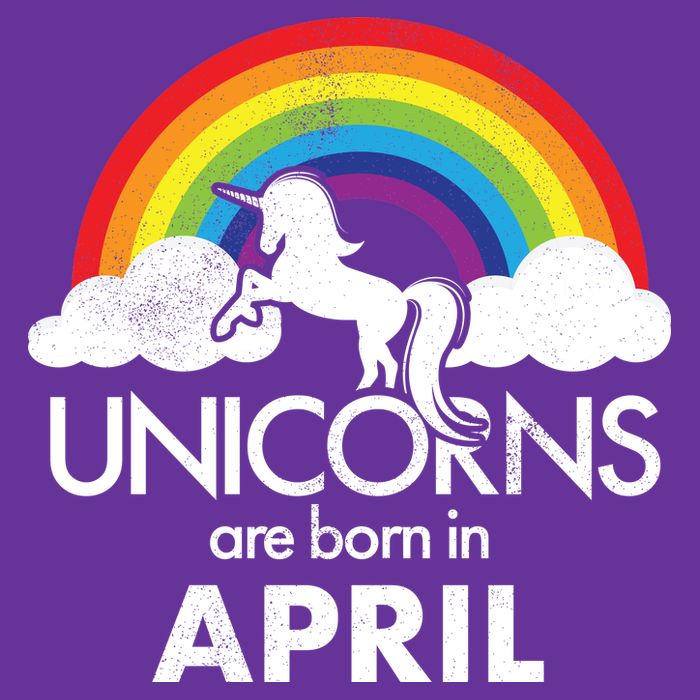 Unicorns Are Born In April Trucker Hat