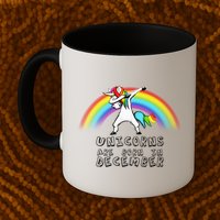 Unicorns Are Born In December Mug