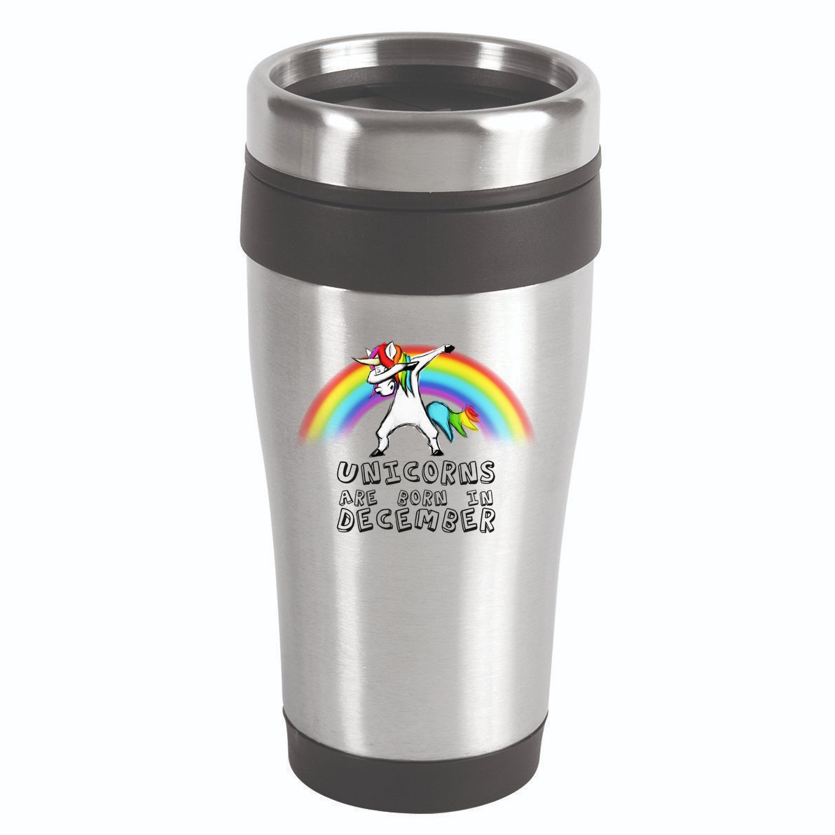Unicorns Are Born In December 16oz Travel Tumbler