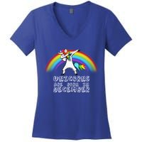 Unicorns Are Born In December Women's V-Neck T-Shirt