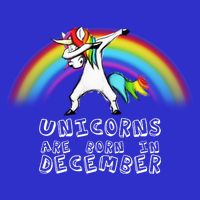 Unicorns Are Born In December Women's V-Neck T-Shirt