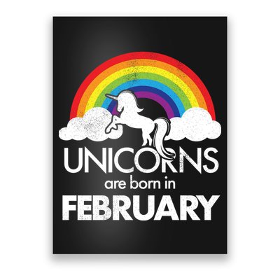 Unicorns Are Born in February  Poster
