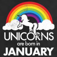 Unicorns Are Born in January Tumbler