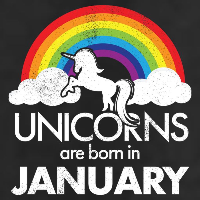 Unicorns Are Born in January Tumbler
