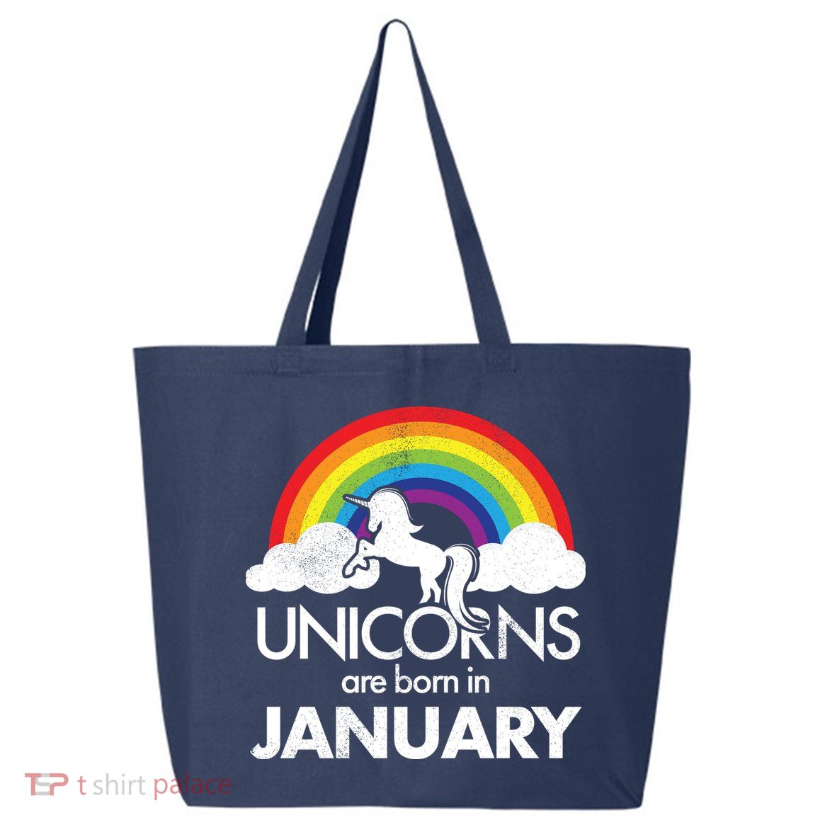 Unicorns Are Born In January 25L Jumbo Tote