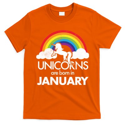 Unicorns Are Born in January T-Shirt
