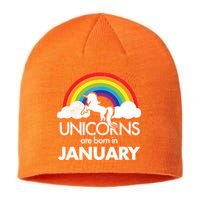 Unicorns Are Born in January Sustainable Beanie