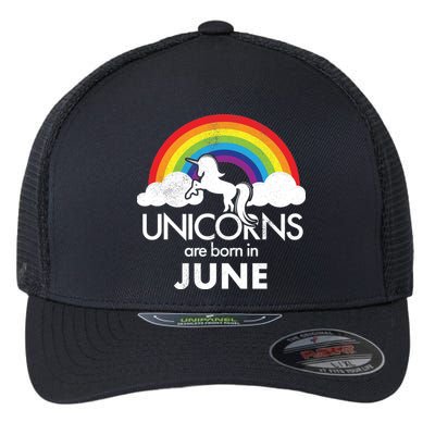 Unicorns Are Born in June Flexfit Unipanel Trucker Cap