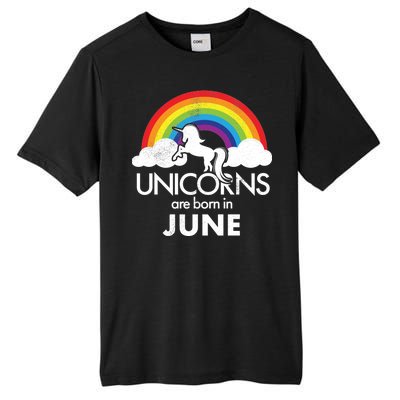 Unicorns Are Born in June Tall Fusion ChromaSoft Performance T-Shirt