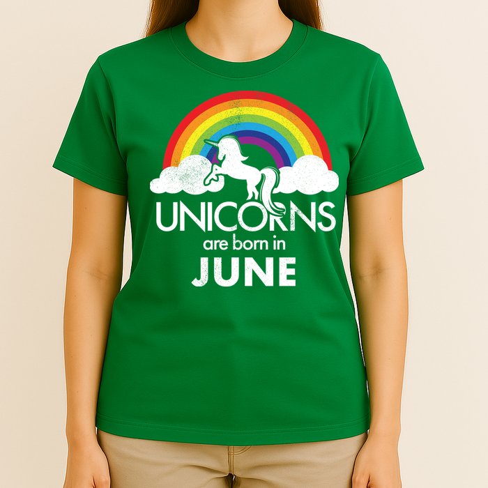 Unicorns Are Born in June T-Shirt