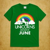 Unicorns Are Born in June T-Shirt