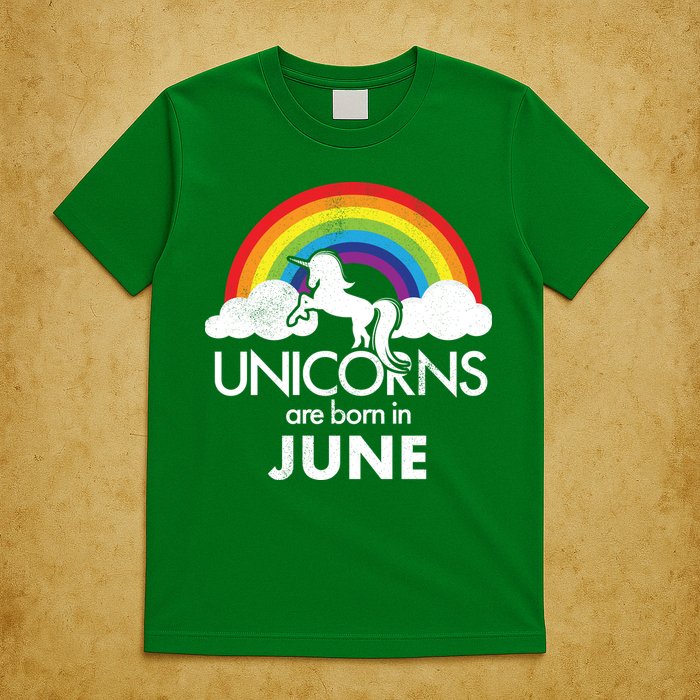 Unicorns Are Born in June T-Shirt