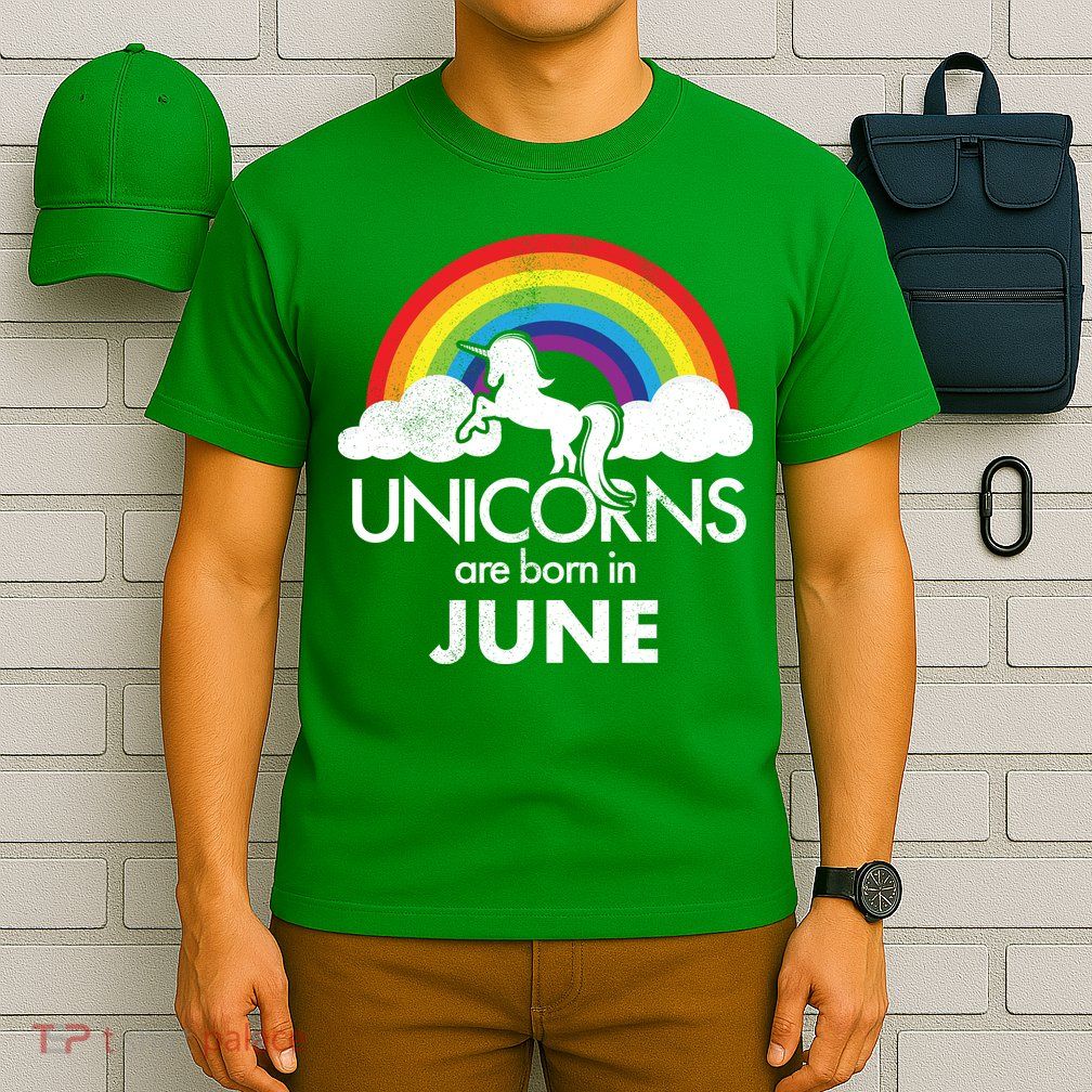 Unicorns Are Born in June T-Shirt