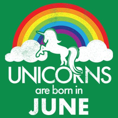 Unicorns Are Born in June T-Shirt