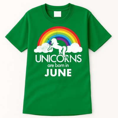Unicorns Are Born in June Tall T-Shirt