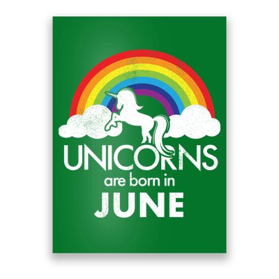 Unicorns Are Born in June Poster