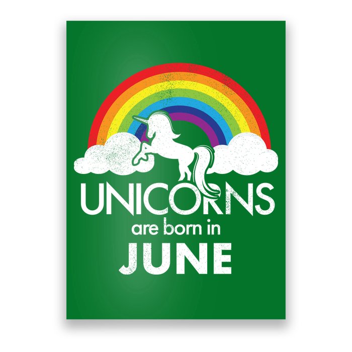 Unicorns Are Born in June Poster
