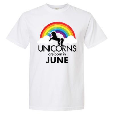 Unicorns Are Born in June Garment-Dyed Heavyweight T-Shirt