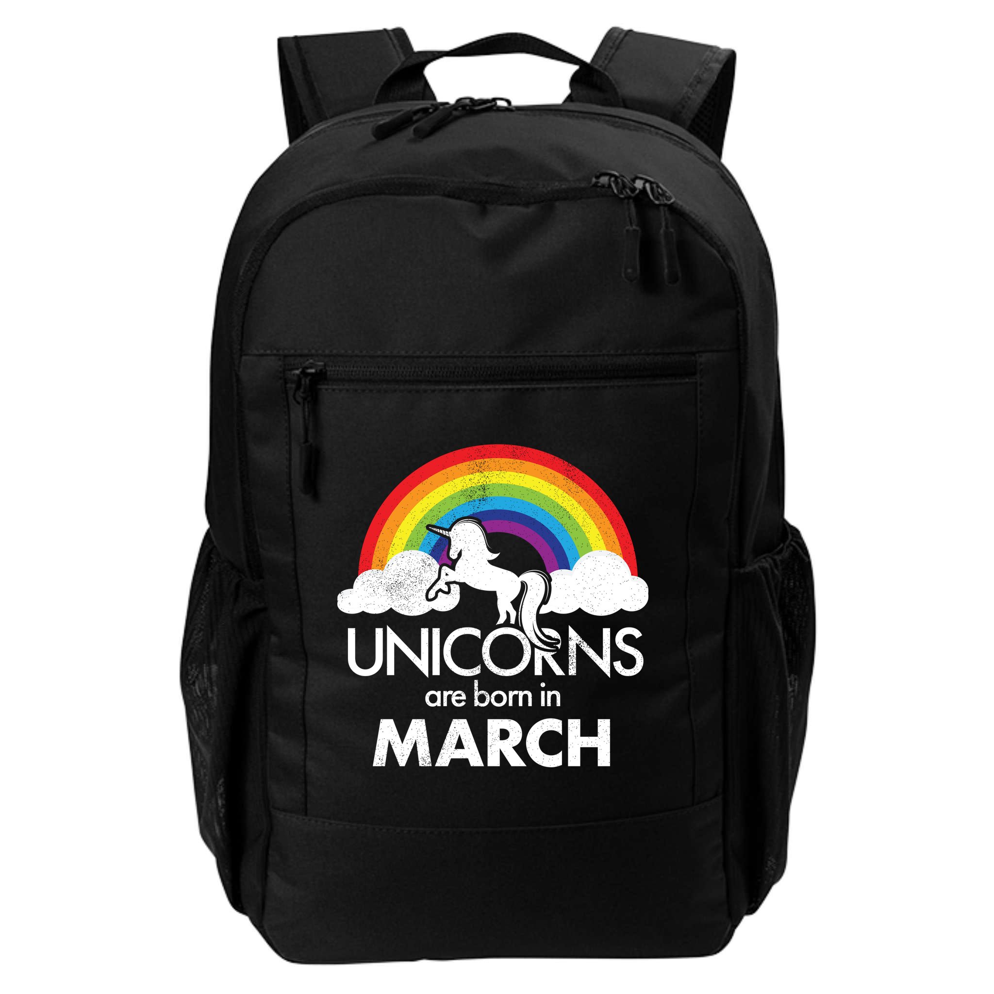 Unicorns Are Born in March Backpack