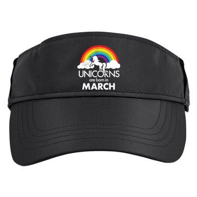 Unicorns Are Born in March Adult Drive Performance Visor