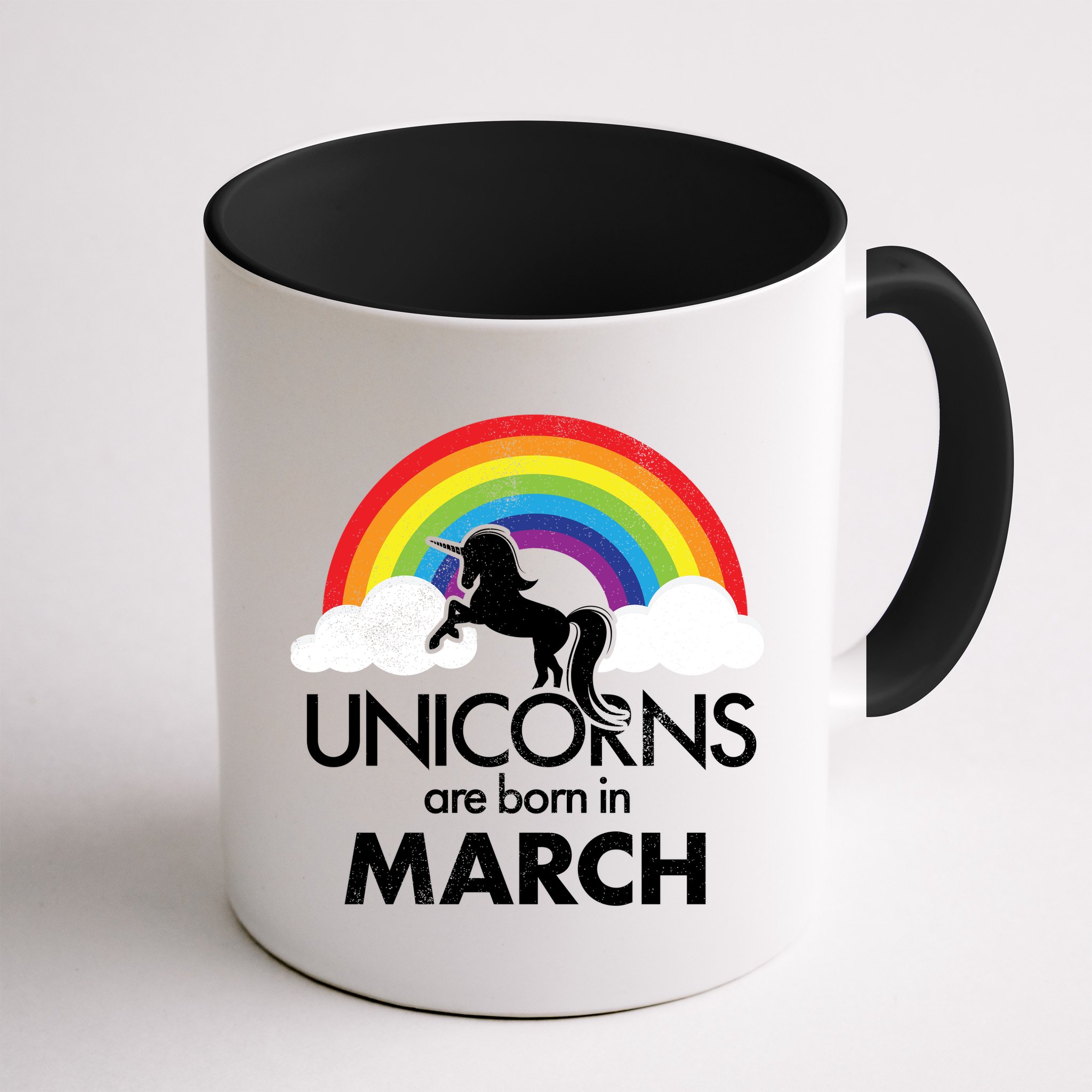 Unicorns Are Born in March Mug
