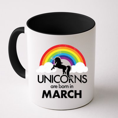 Unicorns Are Born in March Mug