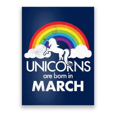 Unicorns Are Born in March Poster
