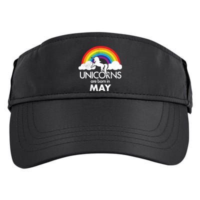 Unicorns Are Born in May Adult Drive Performance Visor