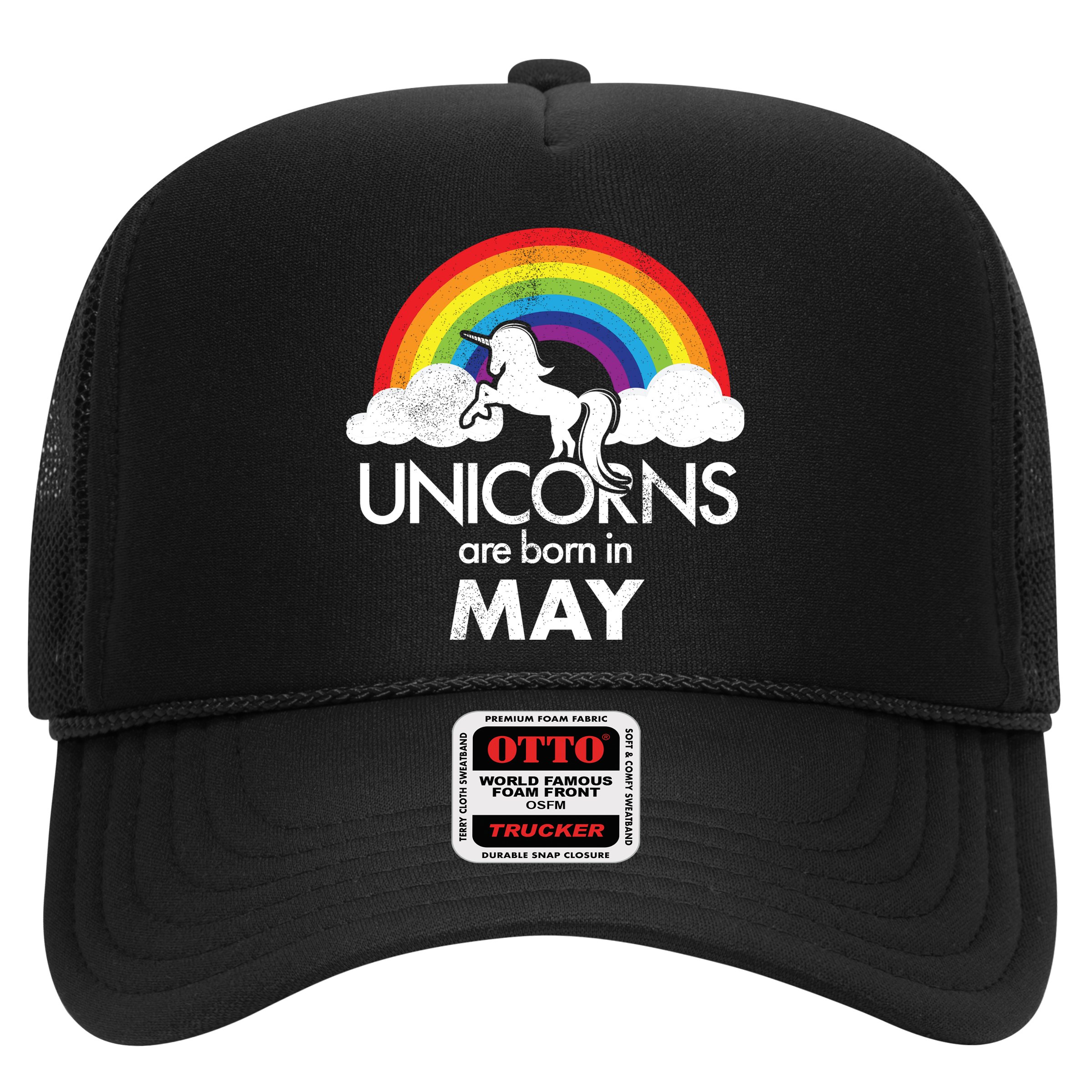 Unicorns Are Born in May Hat
