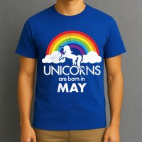 Unicorns Are Born in May T-Shirt