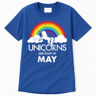 Unicorns Are Born in May Tall T-Shirt