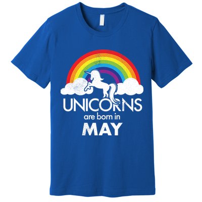 Unicorns Are Born in May Premium T-Shirt