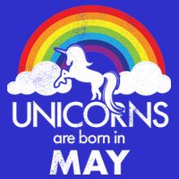 Unicorns Are Born in May Kids T-Shirt