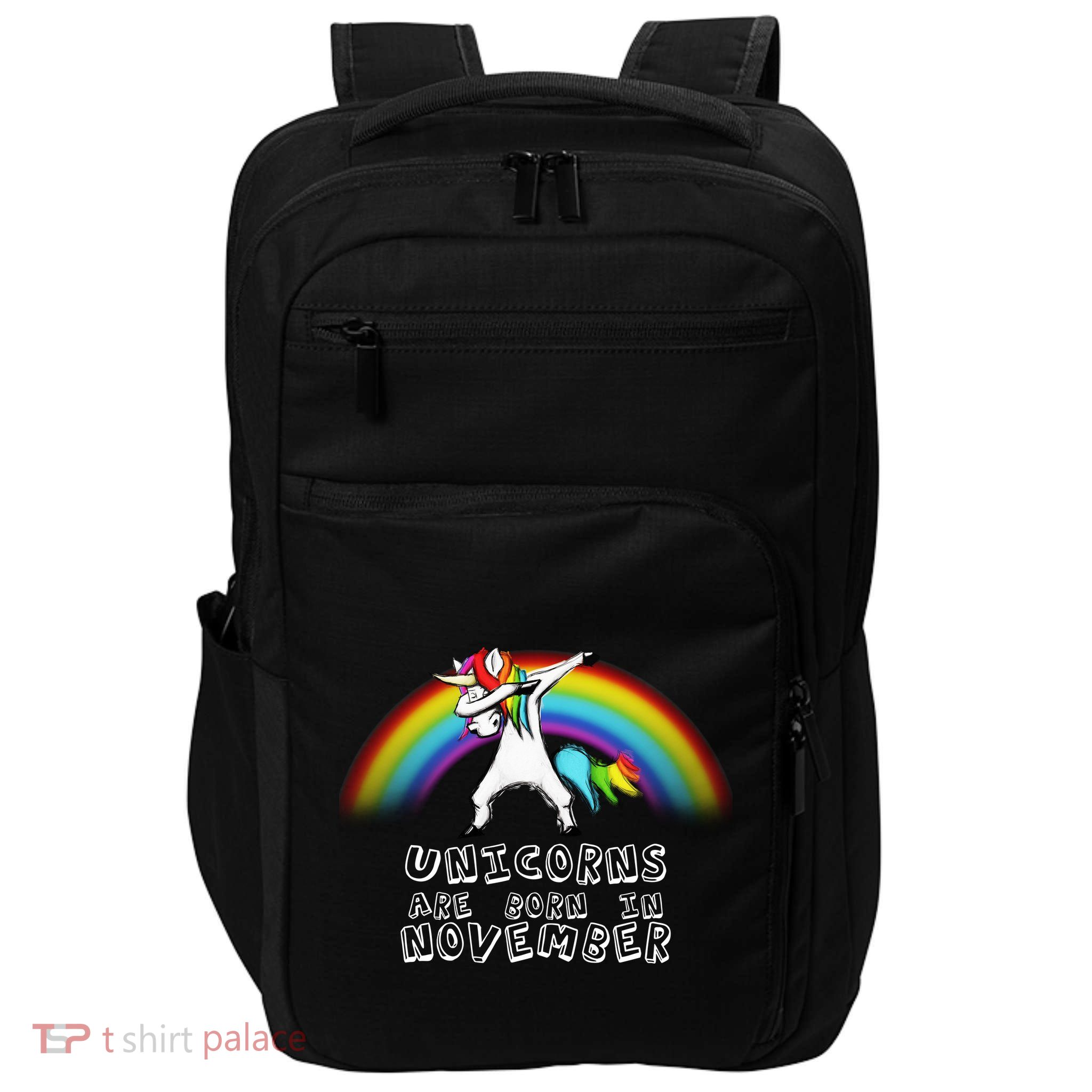 Unicorns Are Born In November Impact Tech Backpack